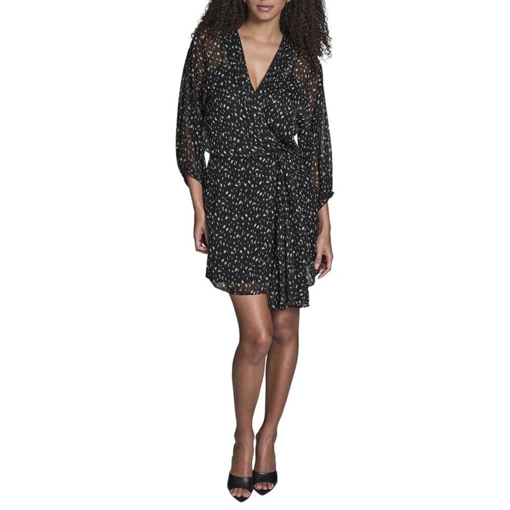 Bcbg Womens  Shift Dress, Black